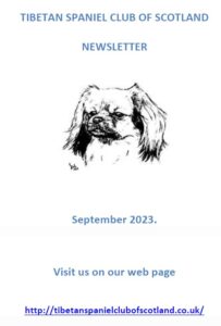 Tibetan Spaniel Club of Scotland September 2023 Newsletter