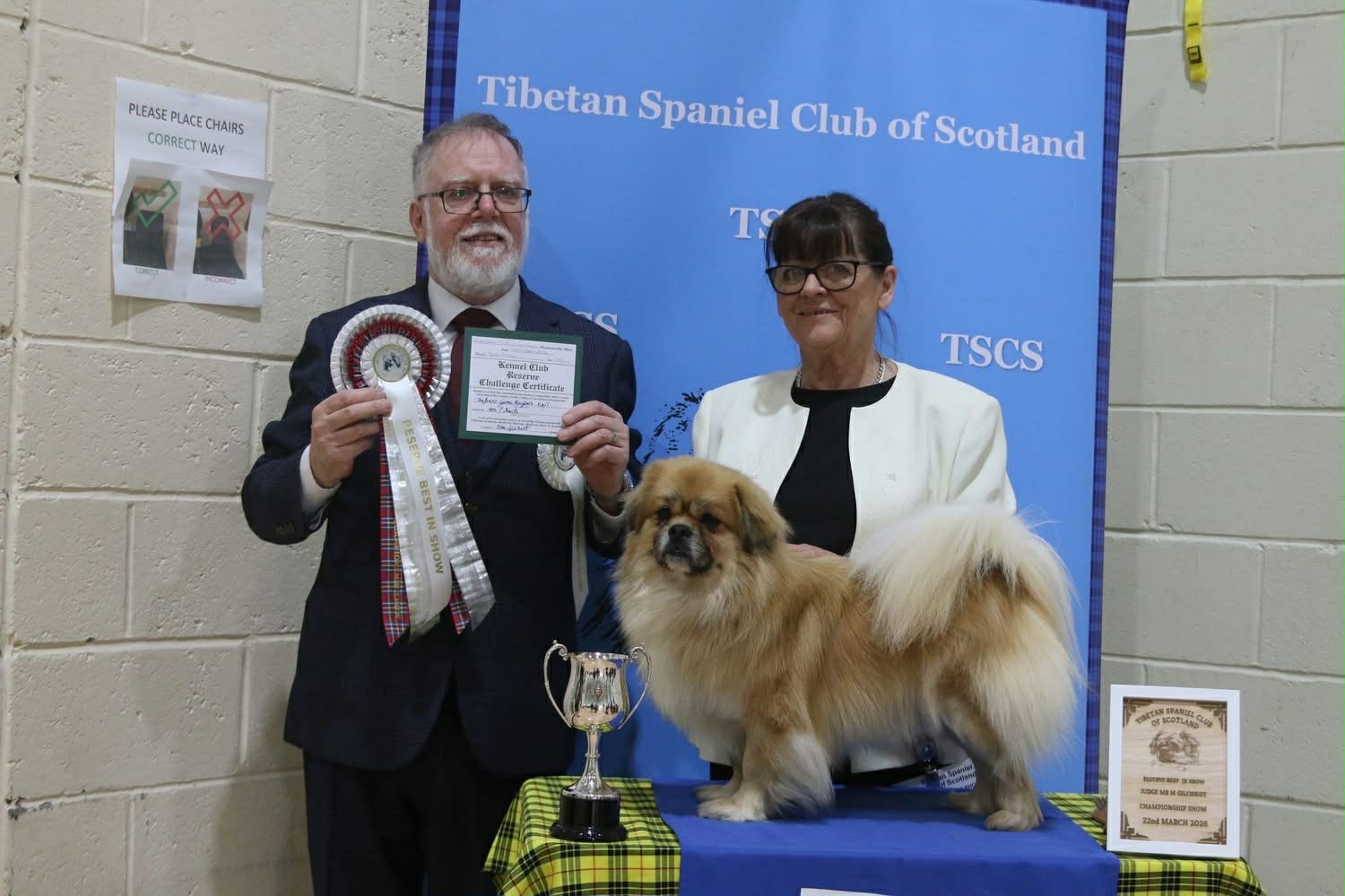 Reserve Best In Show - Torfness Gamekeepers Vigil - Champ Show March 2026 Reserve Best In Show